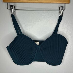 Aritzia Babaton sculpt knit bra top Teal Women’s Large
